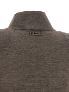 Pinko Turtleneck Dress Beige, view 4