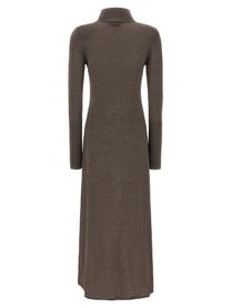 Pinko Turtleneck Dress Beige, view 2
