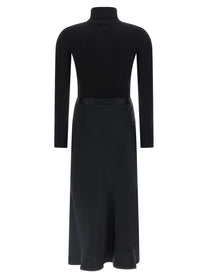 Elisabetta Franchi Turtleneck Dress Black