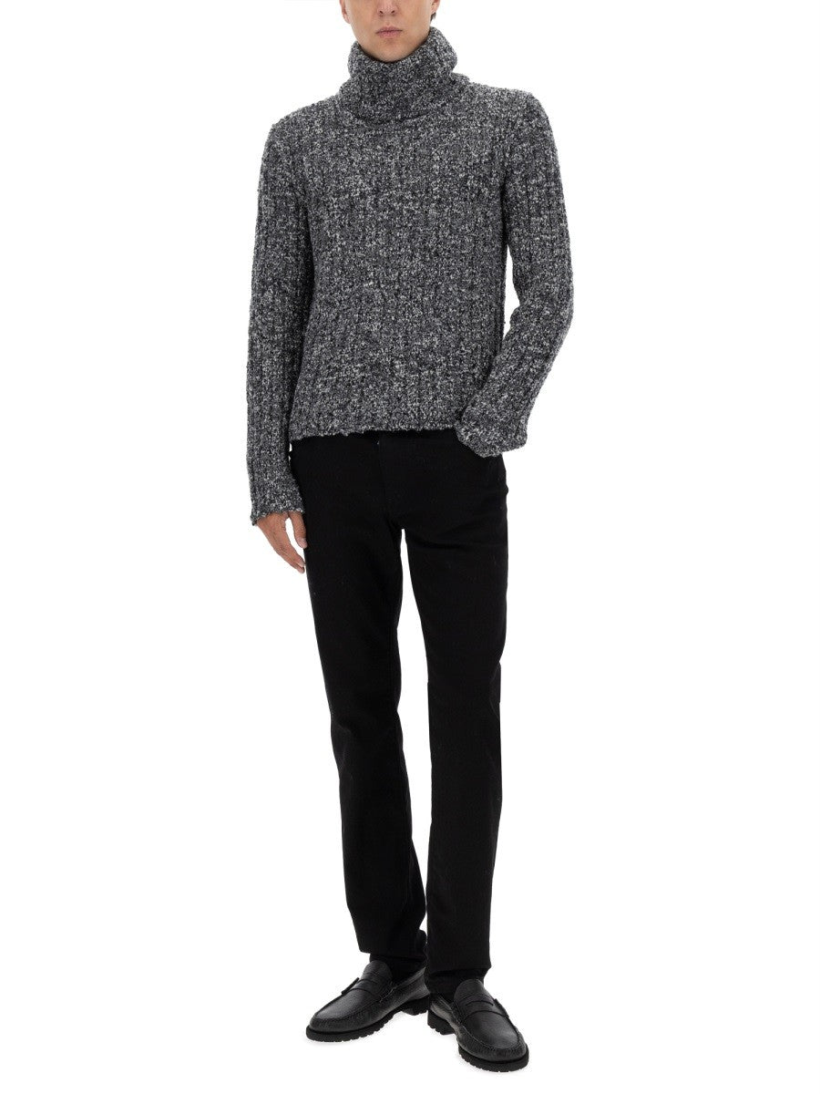 Dolce &amp; Gabbana Men's Turtleneck Pullover Grey, view 2