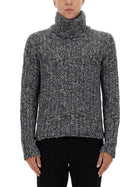 Dolce &amp; Gabbana Men's Turtleneck Pullover Grey