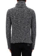Dolce &amp; Gabbana Men's Turtleneck Pullover Grey, view 3