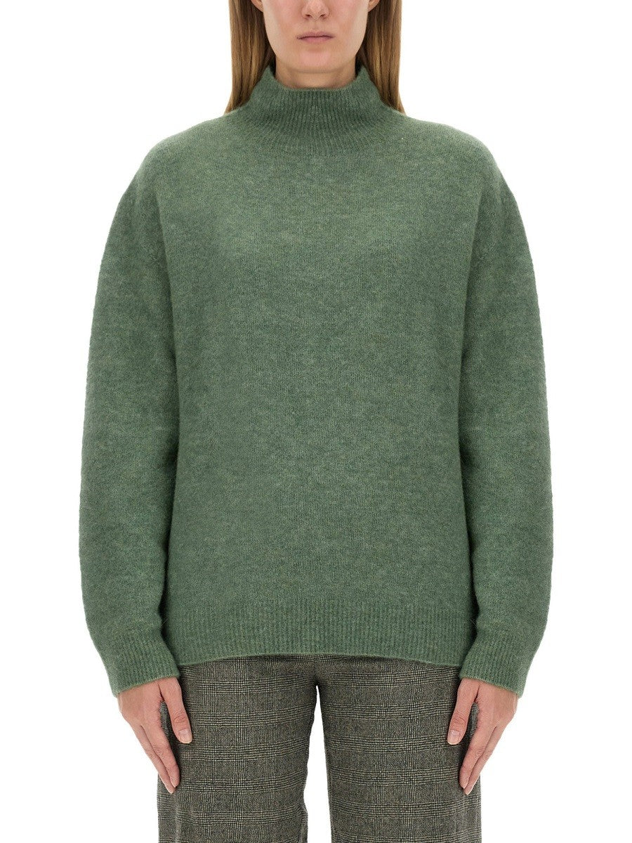 Alysi Women's Turtleneck Shirt Green Alysi