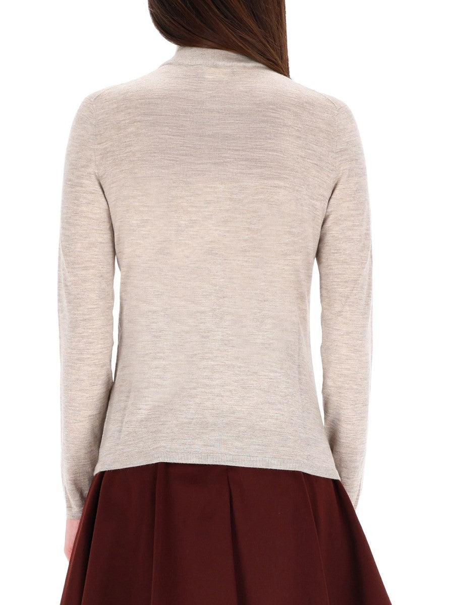 Max Mara Women's Turtleneck Sweater Meana Beige