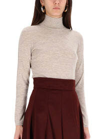 Max Mara Women's Turtleneck Sweater Meana Beige