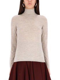 Max Mara Women's Turtleneck Sweater Meana Beige
