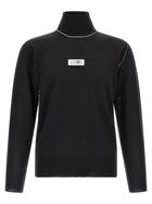 MM6 Maison Margiela Turtleneck Sweater Black