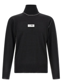 MM6 Maison Margiela Turtleneck Sweater Black