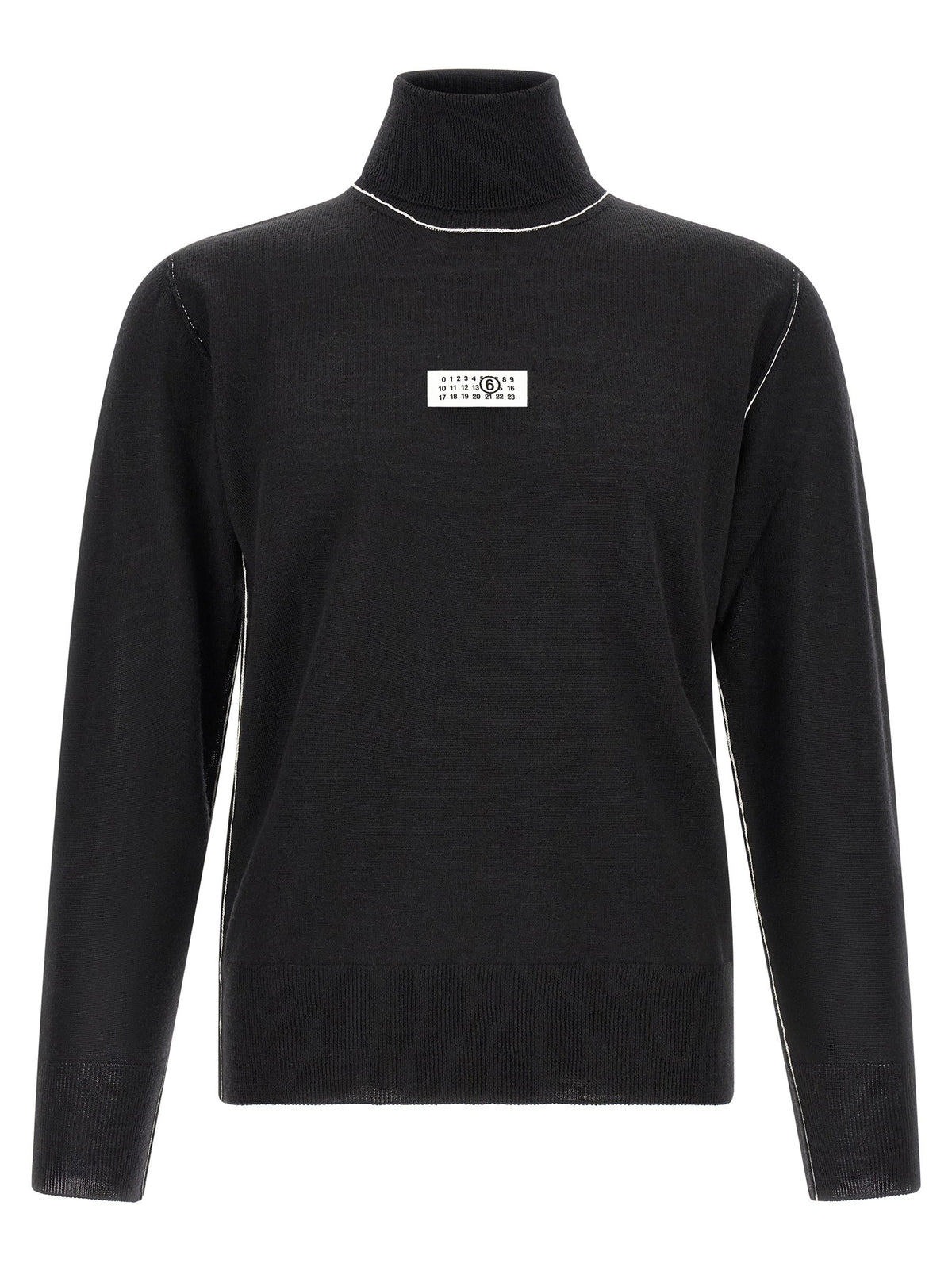 MM6 Maison Margiela Turtleneck Sweater Black