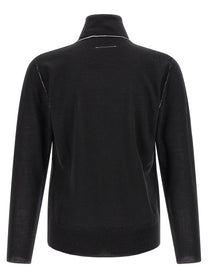 MM6 Maison Margiela Turtleneck Sweater Black