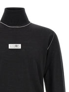 MM6 Maison Margiela Turtleneck Sweater Black, view 3