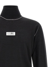 MM6 Maison Margiela Turtleneck Sweater Black