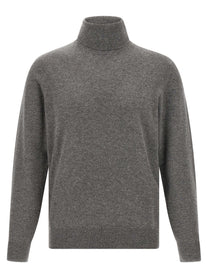 Brunello Cucinelli Turtleneck Sweater Grey