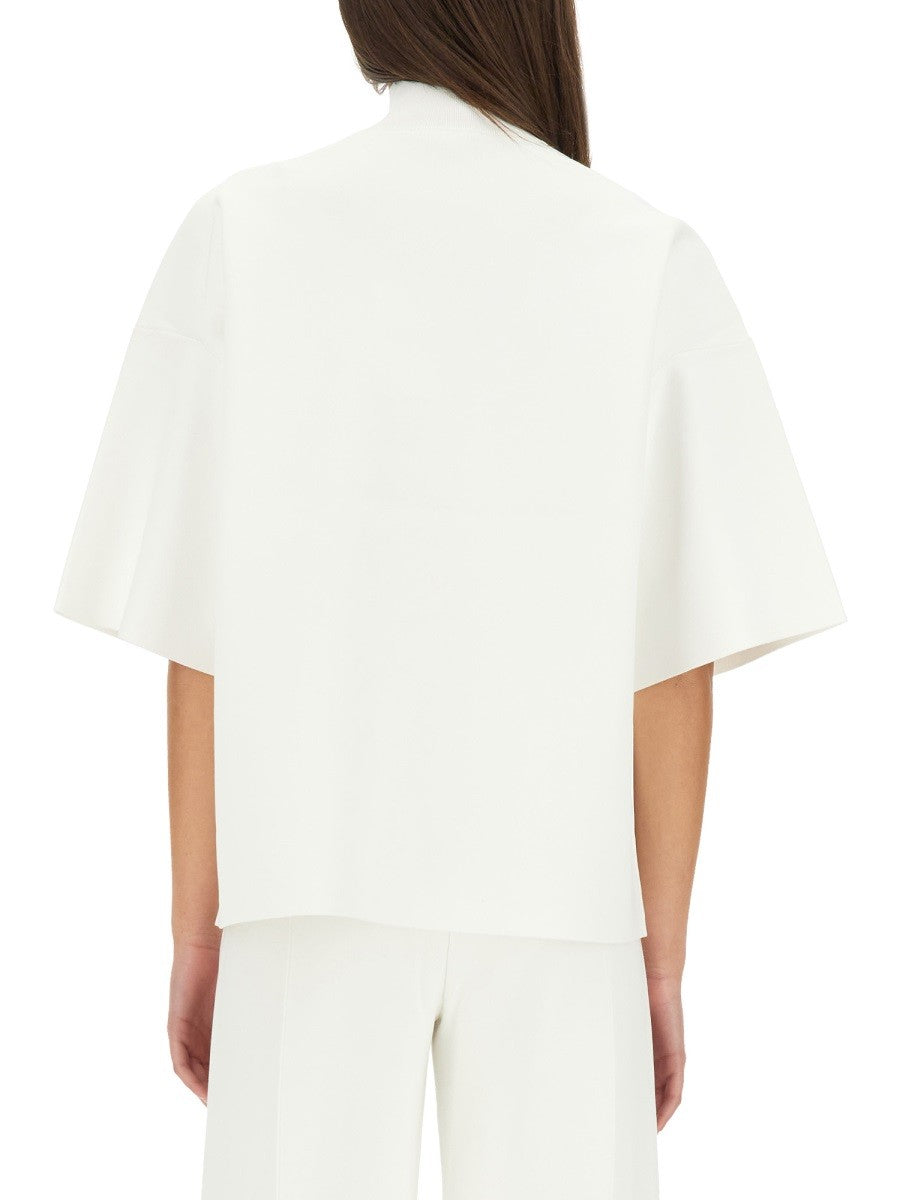 Theory Women's Turtleneck Top White