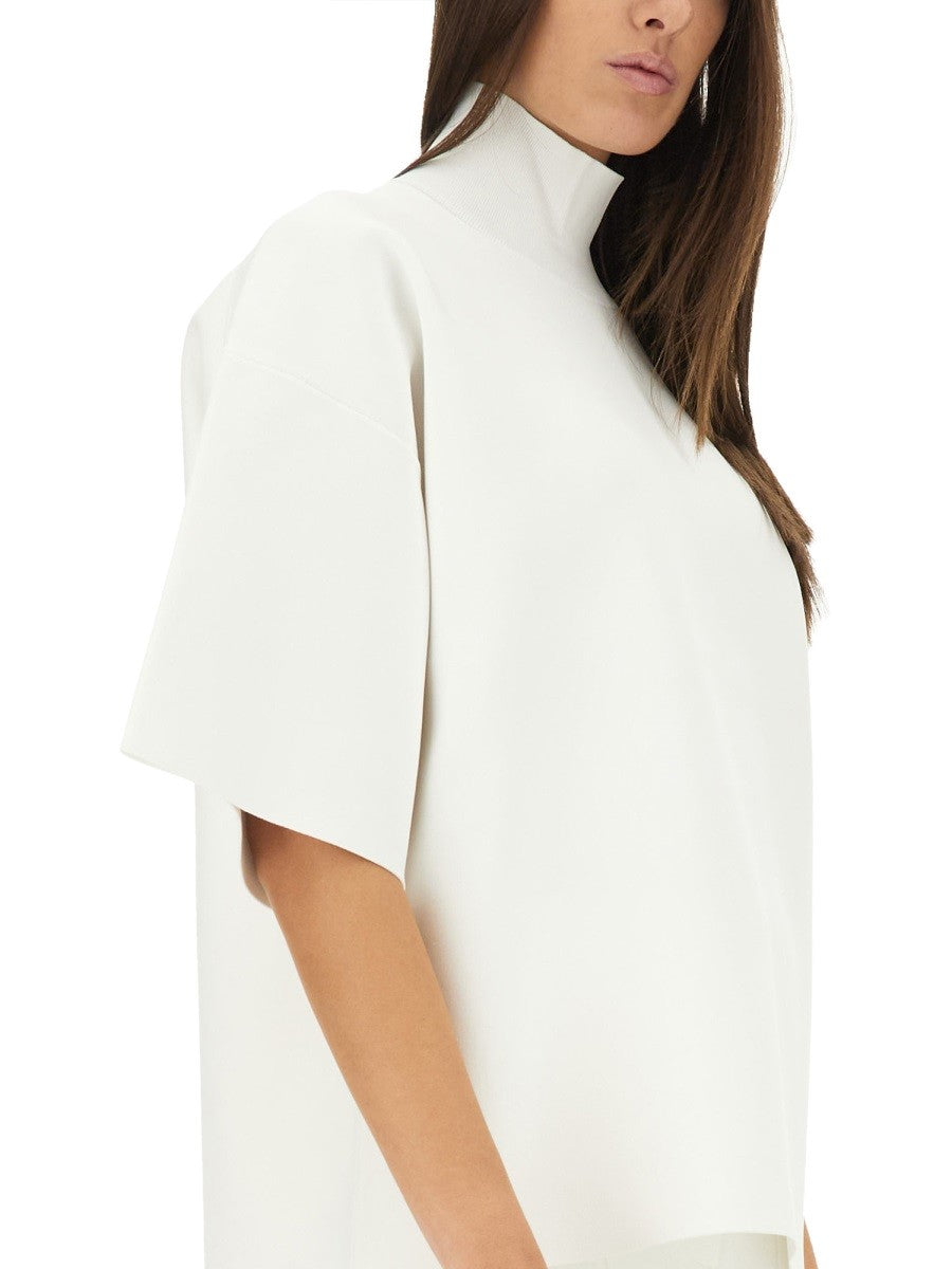 Theory Women's Turtleneck Top White