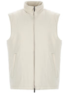 Fay Men's Turtleneck Vest White