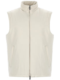 Fay Men's Turtleneck Vest White