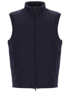 Fay Men's Turtleneck Vest Blue
