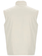 Fay Men's Turtleneck Vest White, view 2