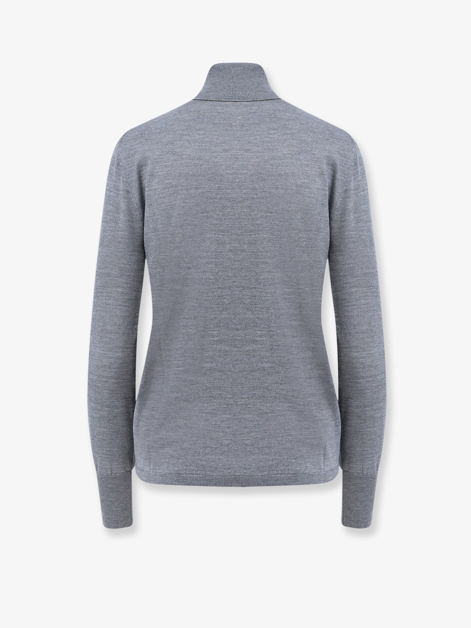ASPESI Women's Turtleneck Virgin Wool Sweater Grey