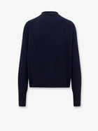 The 73 Women's Turtleneck Wool Sweater Blue, view 2