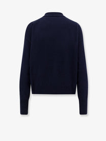The 73 Women's Turtleneck Wool Sweater Blue, view 2