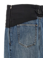 Stella McCartney Tuxedo Band Skirt Blue, view 4
