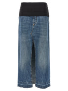 Stella McCartney Tuxedo Band Skirt Blue