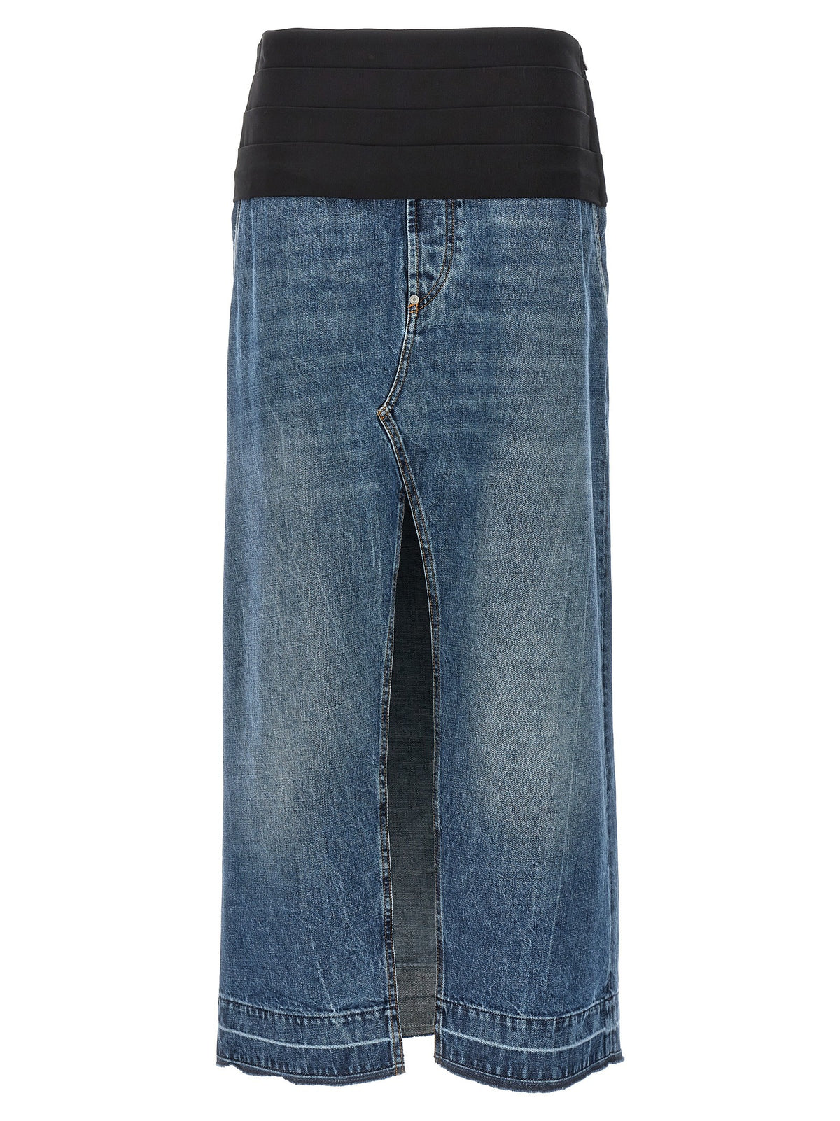 Stella McCartney Tuxedo Band Skirt Blue