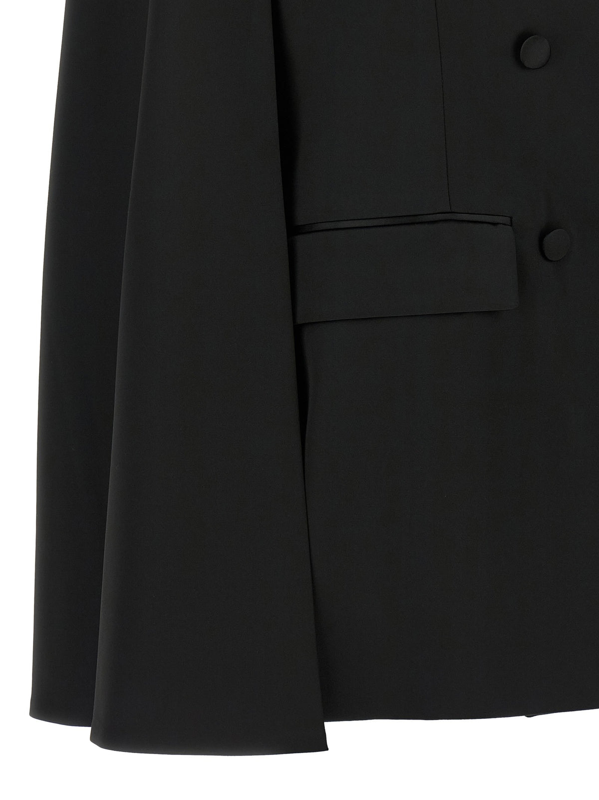 Federica Bonifaci Tuxedo Cape Black