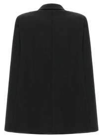 Federica Bonifaci Tuxedo Cape Black