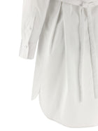 Alexander McQueen Tuxedo Chemisier Dress White, view 4