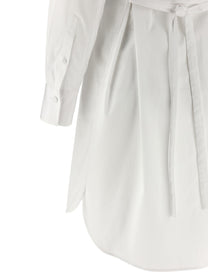 Alexander McQueen Tuxedo Chemisier Dress White