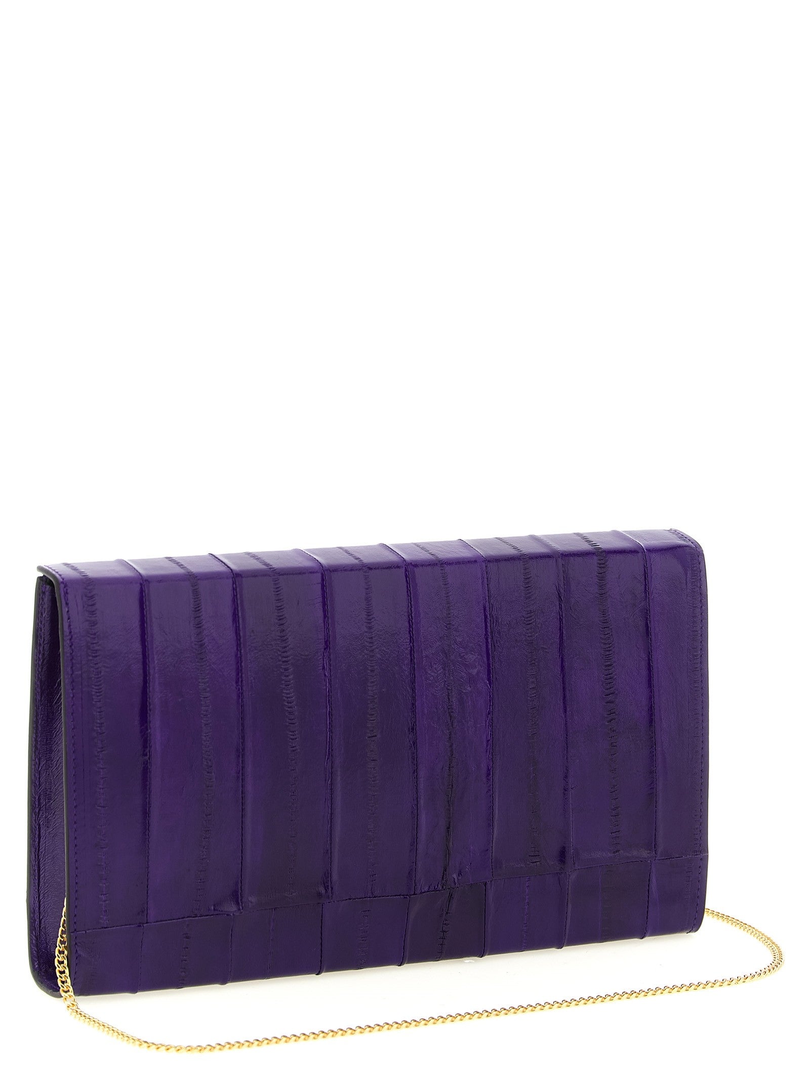 Giuseppe Zanotti Tuxedo Clutch Purple