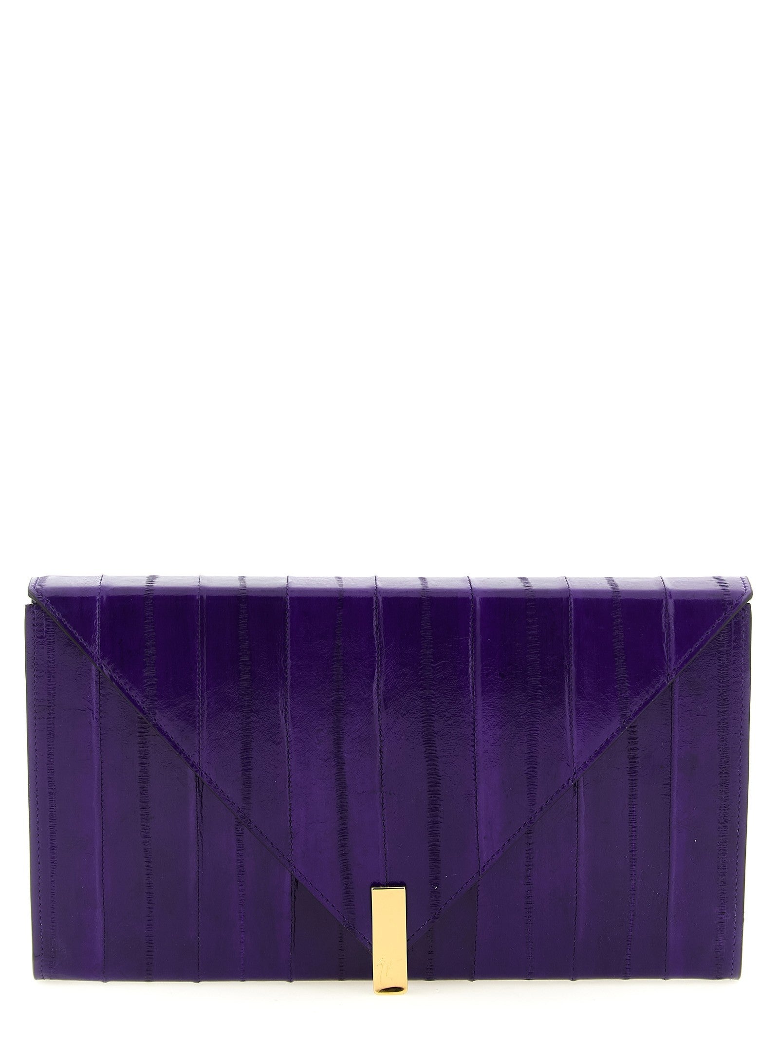 Giuseppe Zanotti Tuxedo Clutch Purple