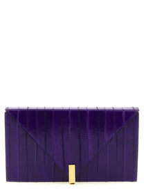 Giuseppe Zanotti Tuxedo Clutch Purple