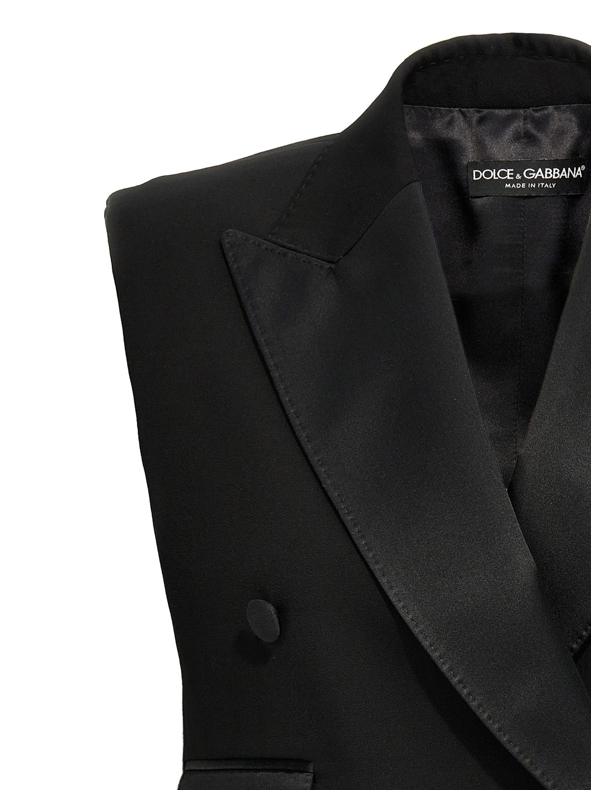 Dolce &amp; Gabbana Tuxedo Gilet Black