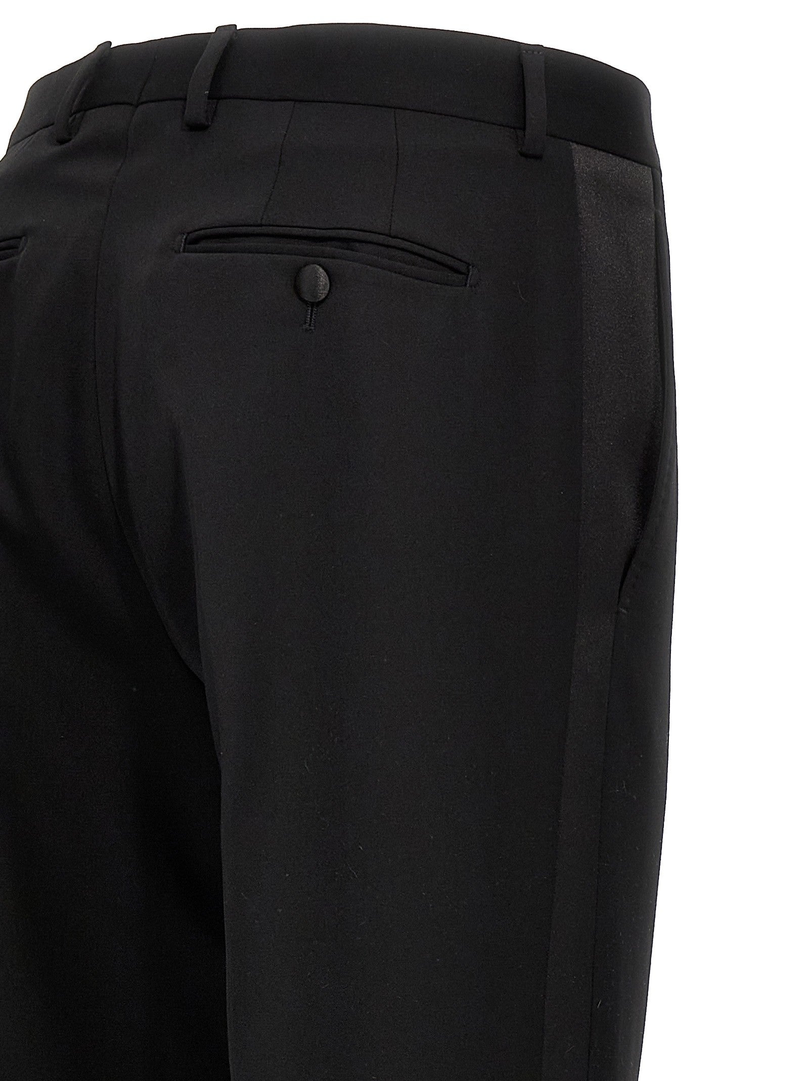 LANVIN Tuxedo Pants Black