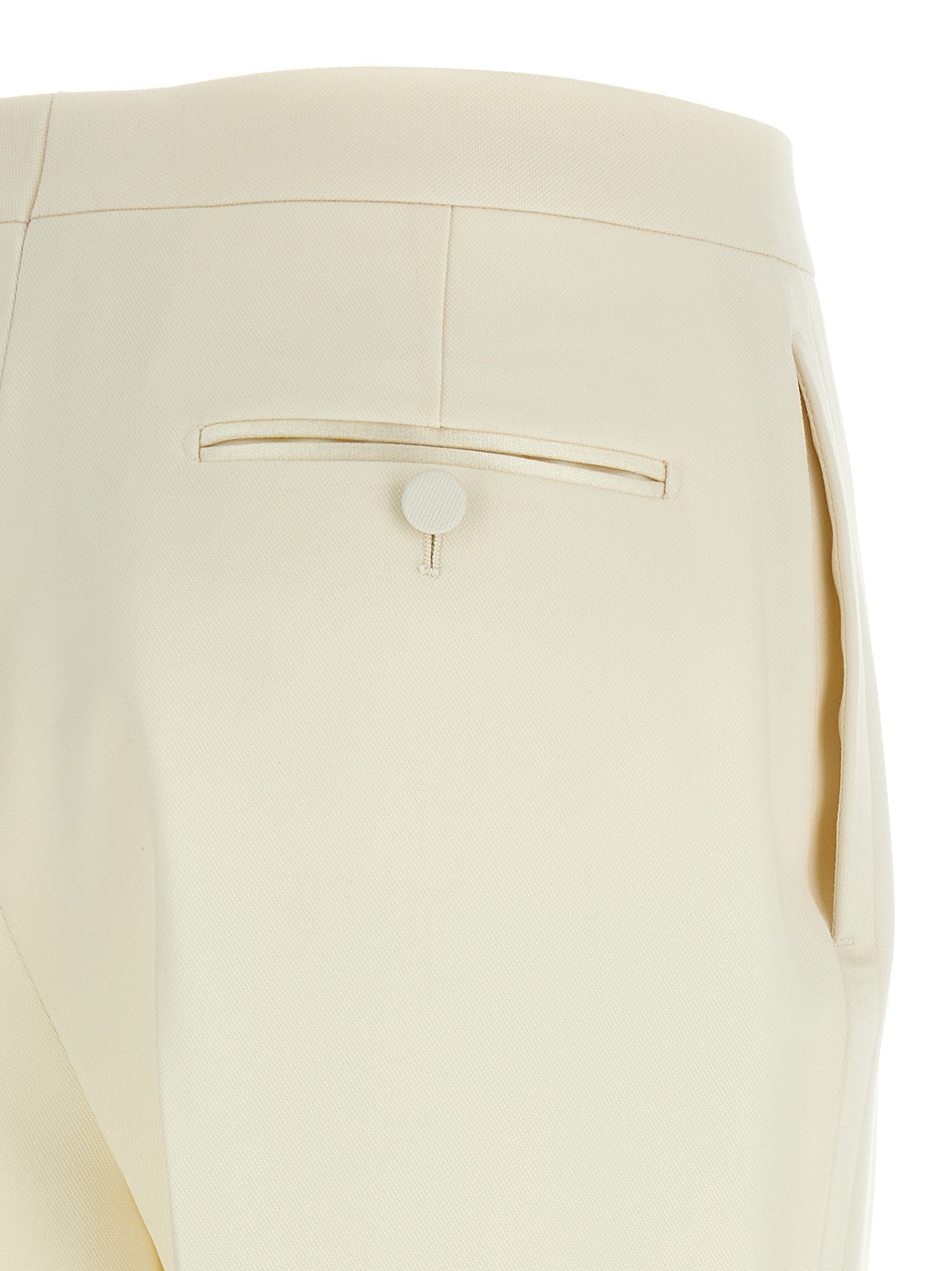 Tom Ford Tuxedo Pants White