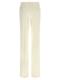 Tom Ford Tuxedo Pants White
