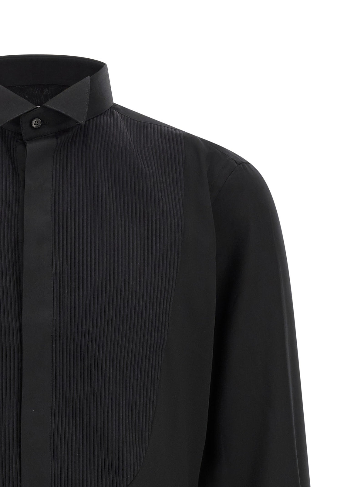 Pal Zileri Tuxedo Shirt Ceremony Line Black, view 3