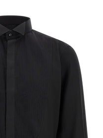 Pal Zileri Tuxedo Shirt Ceremony Line Black, view 3