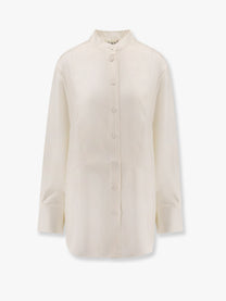 Rohe Women's Tuxedo Silk Shirt White