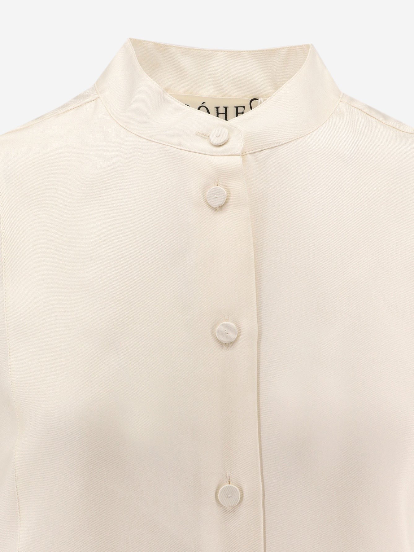 Rohe Women's Tuxedo Silk Shirt White
