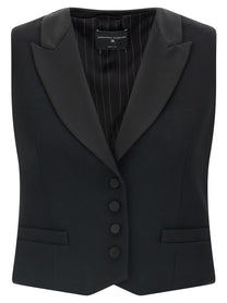 Ermanno Scervino Tuxedo Vest Black