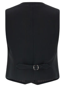Ermanno Scervino Tuxedo Vest Black, view 2