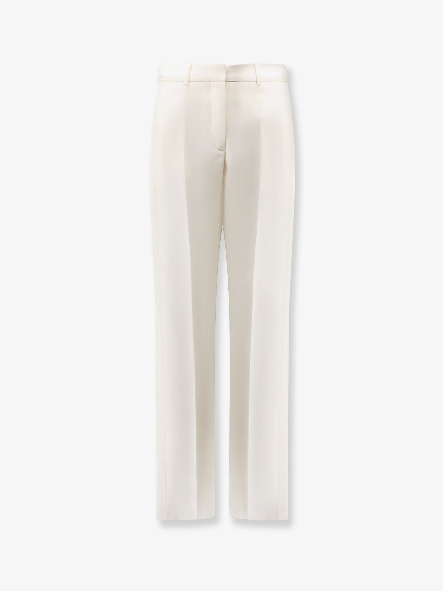 Dior Women's Tuxedo Wool and Silk Trousers White Dior
