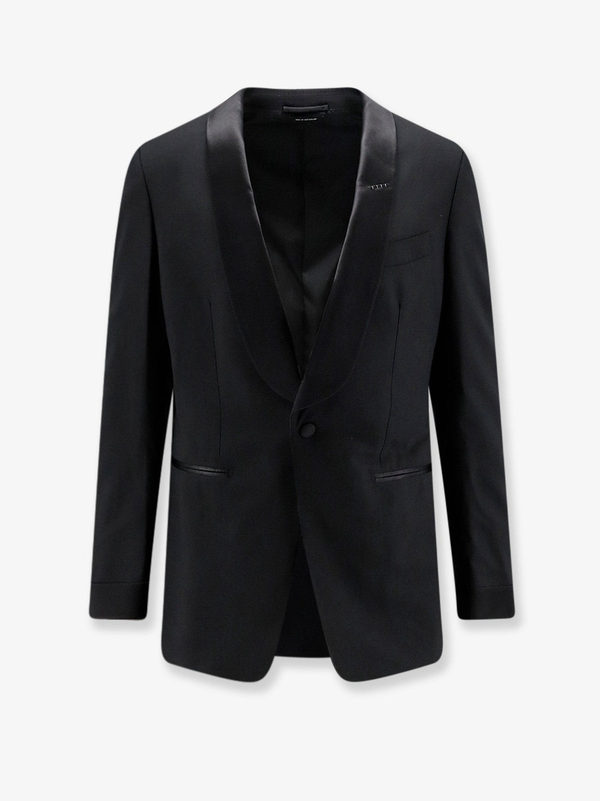 Tom Ford Men's Tuxedo Wool Blazer Black