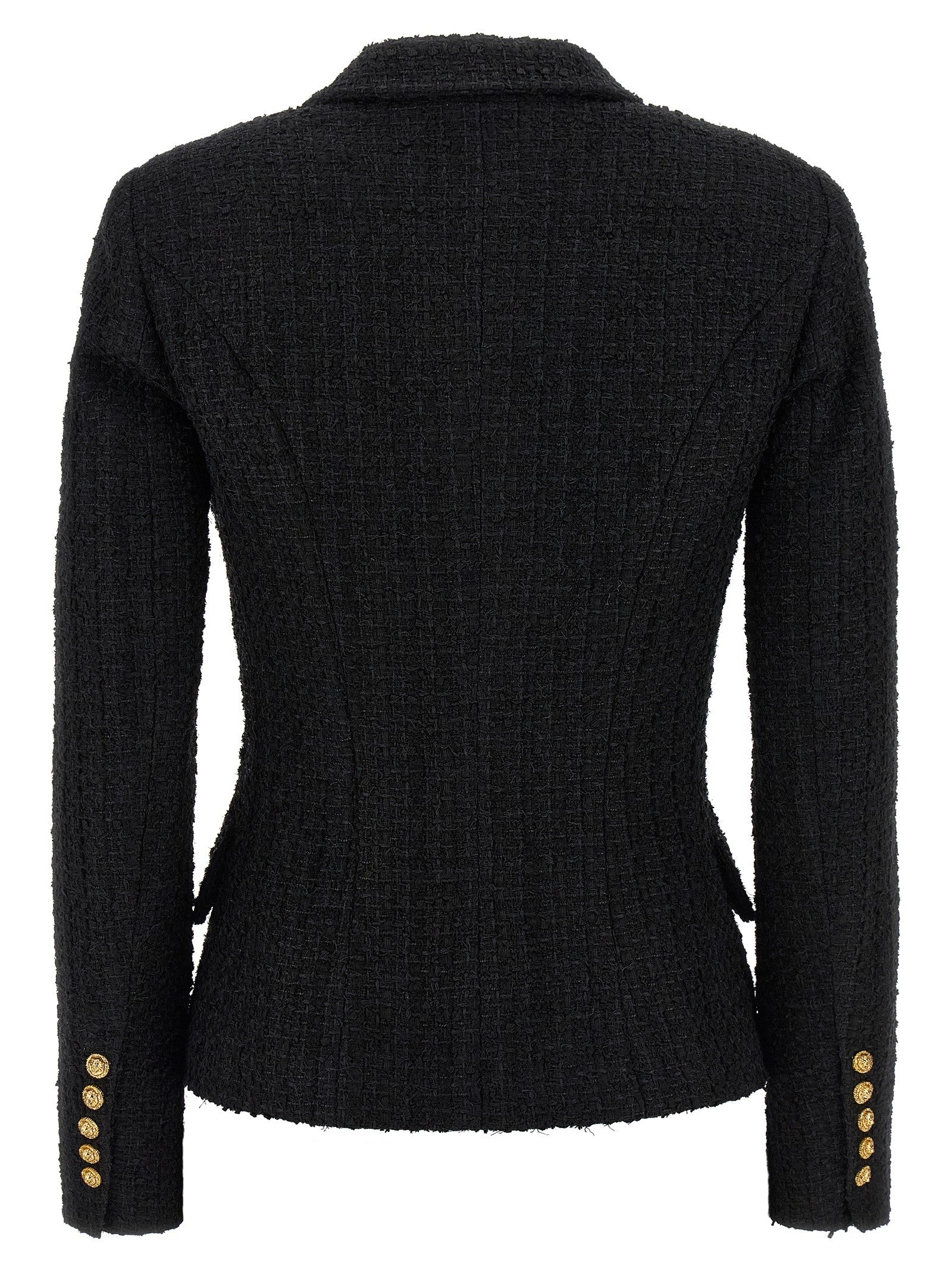 Balmain Tweed Blazer Black