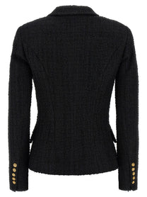 Balmain Tweed Blazer Black